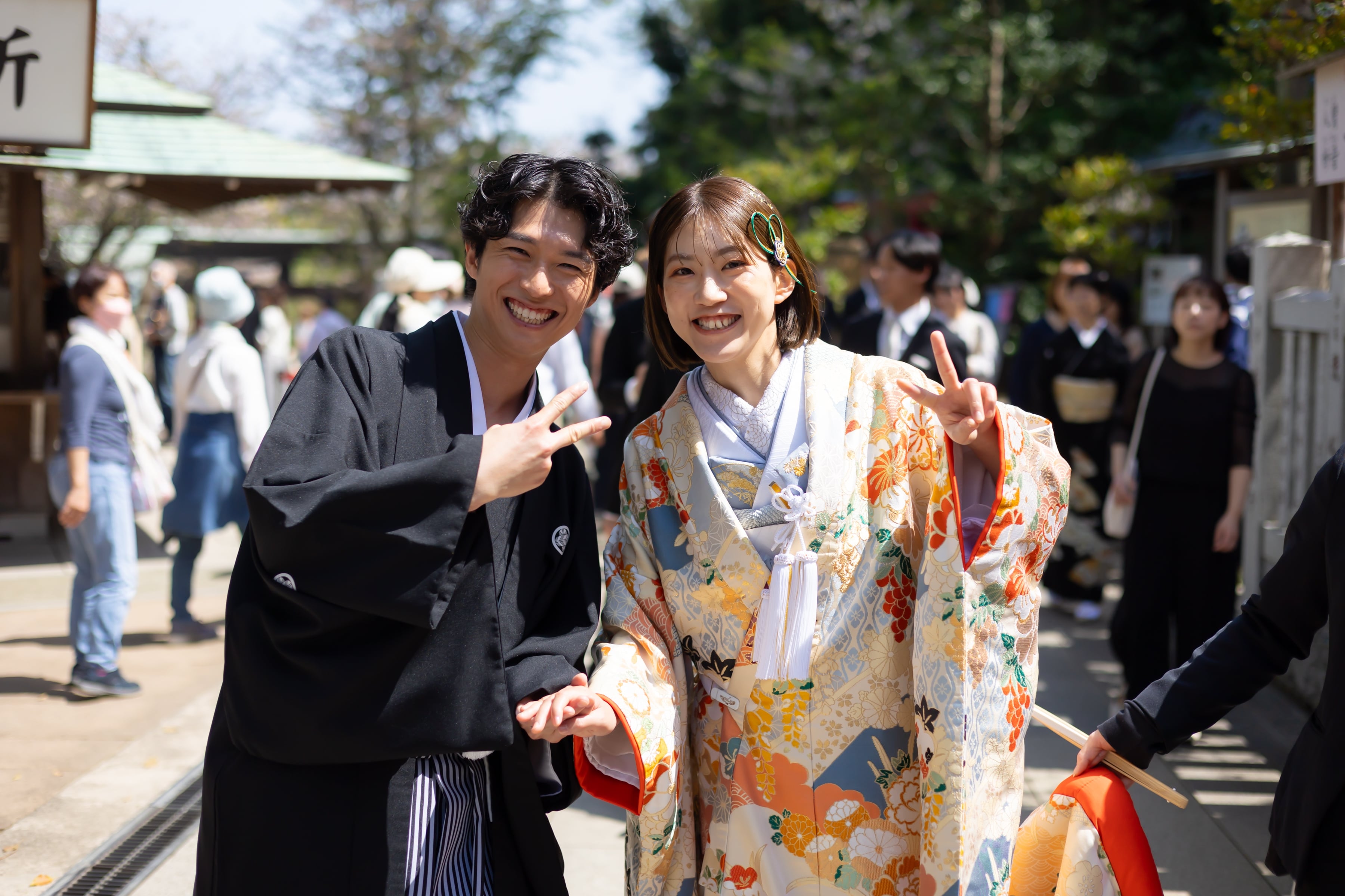 江島神社で挙式